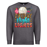 Charcoal Heather friday night lights volleyball Premium Sweatshirt - Zillion Design Studio