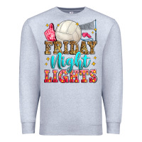 Heather Grey friday night lights volleyball Premium Sweatshirt - Zillion Design Studio