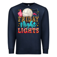 Navy friday night lights volleyball Premium Sweatshirt - Zillion Design Studio