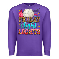 Purple friday night lights volleyball Premium Sweatshirt - Zillion Design Studio