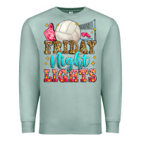 Seafoam friday night lights volleyball Premium Sweatshirt - Zillion Design Studio