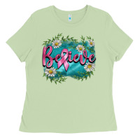 Matcha breast cancer believe Ladies Tee - BarkalooDesign