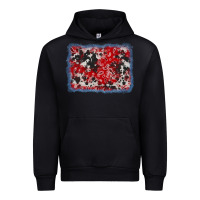 Black bandana cowhide denim background Urban Hoodie - AdoDesignShop