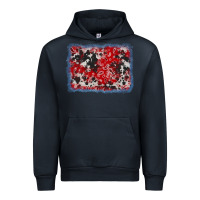 Navy bandana cowhide denim background Urban Hoodie - AdoDesignShop