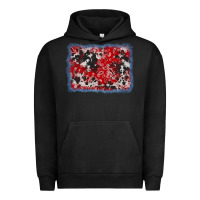 Pigment Black bandana cowhide denim background Urban Hoodie - AdoDesignShop