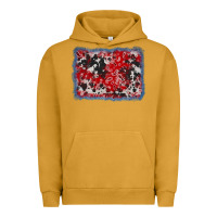 Pigment Peanut Butter bandana cowhide denim background Urban Hoodie - AdoDesignShop