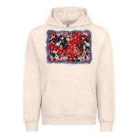 Bandana Cowhide Denim Background Urban Hoodie | Teevron