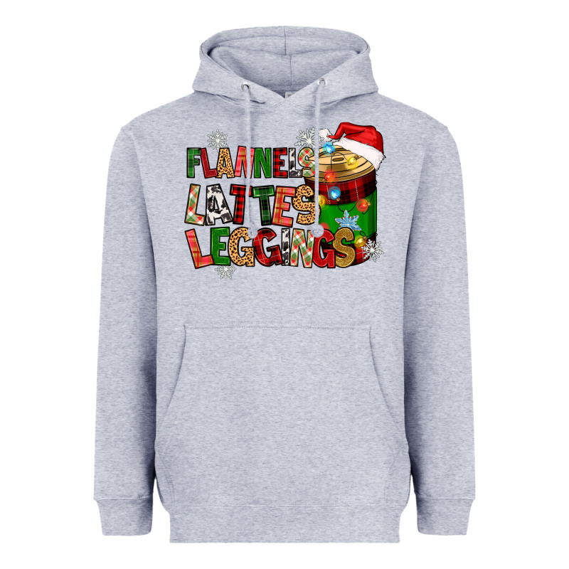 Flannels Lattes Heavyweight Hoodie by Zillion Design Studio | Teevron