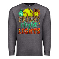 Charcoal Heather friday night lights softball Premium Sweatshirt - Zillion Design Studio