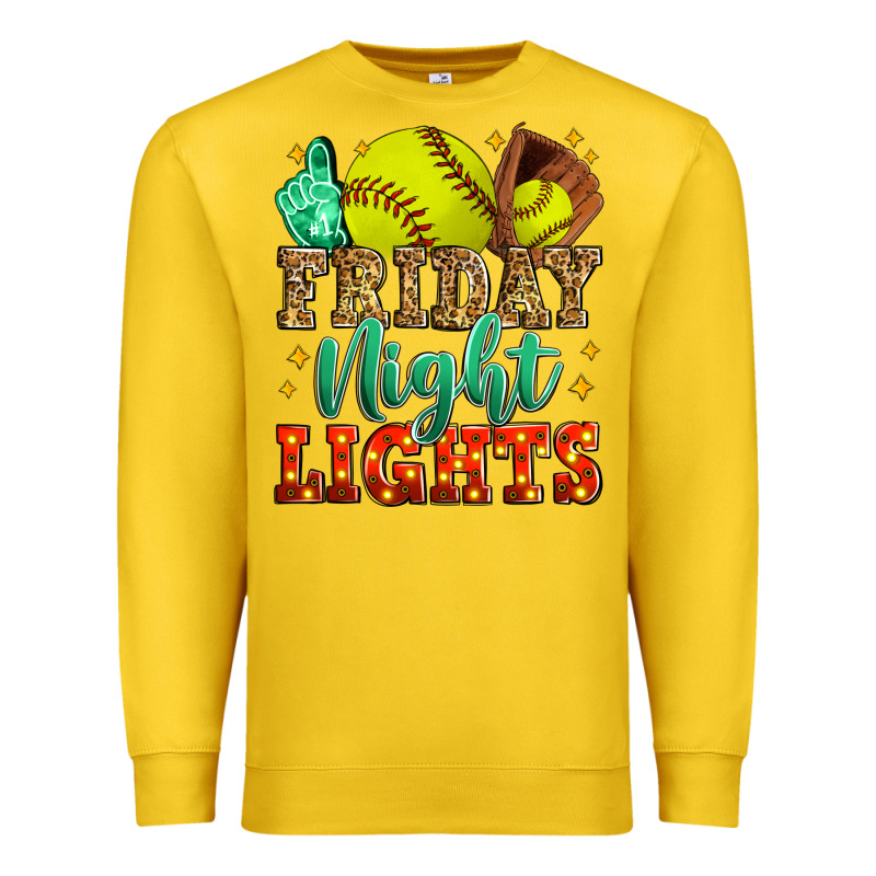 Friday Night Lights Softball Premium Sweatshirt by Zillion Design Studio | Teevron