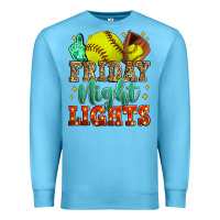 Ocean Blue friday night lights softball Premium Sweatshirt - Zillion Design Studio