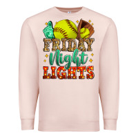 Pale Pink friday night lights softball Premium Sweatshirt - Zillion Design Studio