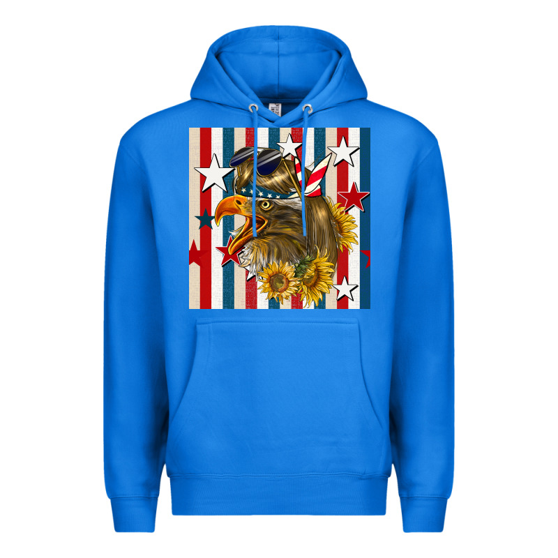 Mullet Eagle Seamless Pattern Premium Hoodie by BundleAndBundleShop | Teevron