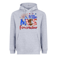 Heather Grey little miss firecracker billie wilder Heavyweight Hoodie - texasbilliewilder