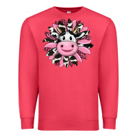 Cardinal pink leopard sunflower cow Premium Sweatshirt - RanaPortraitStore