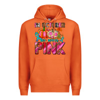 Carrot in october we wear pink with pumpkins Premium Hoodie - AdoDesignShop
