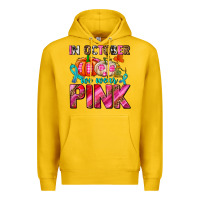 Lemon in october we wear pink with pumpkins Premium Hoodie - AdoDesignShop
