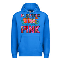 True Royal in october we wear pink with pumpkins Premium Hoodie - AdoDesignShop