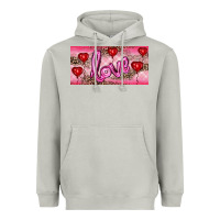 Moon Dust Valentine's Day Love Balloon Heart Balloons Heavyweight Hoodie - RanaPortraitStore