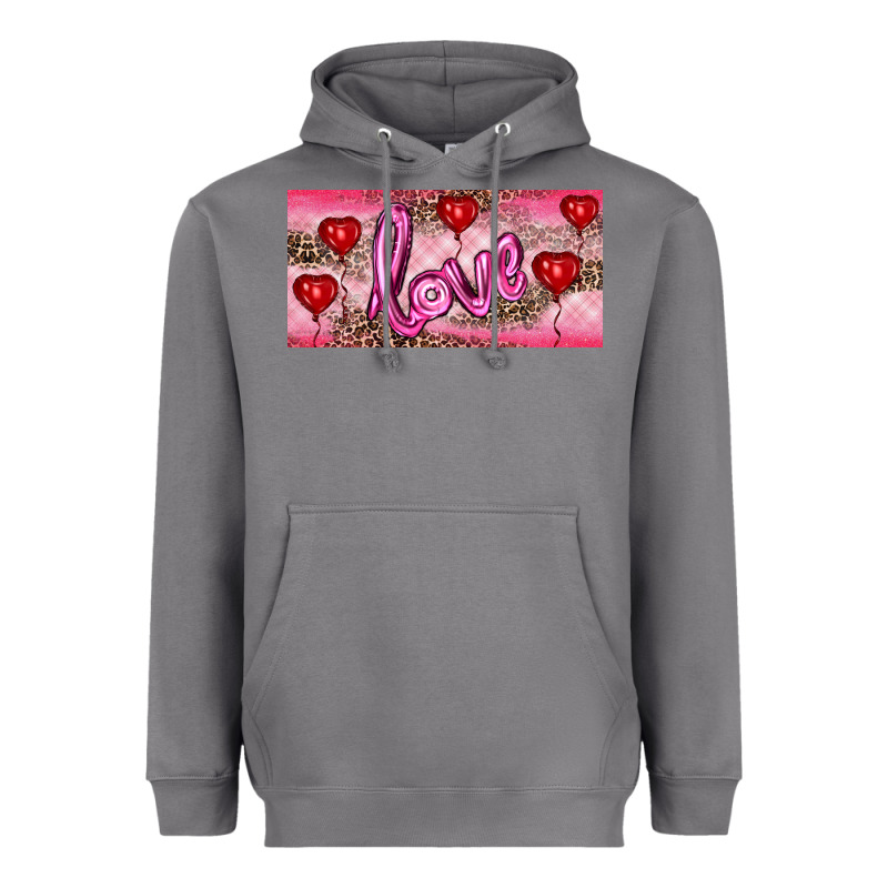Valentine's Day Love Balloon Heart Balloons Heavyweight Hoodie by RanaPortraitStore | Teevron