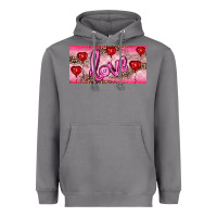 Storm Valentine's Day Love Balloon Heart Balloons Heavyweight Hoodie - RanaPortraitStore