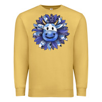 Antique Gold blueberry milkshake cow sunflower Premium Sweatshirt - RanaPortraitStore