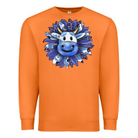 Carrot blueberry milkshake cow sunflower Premium Sweatshirt - RanaPortraitStore