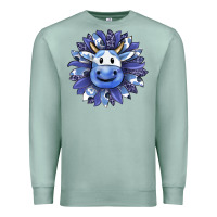 Seafoam blueberry milkshake cow sunflower Premium Sweatshirt - RanaPortraitStore