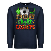 Navy friday night lights soccer Premium Sweatshirt - Zillion Design Studio