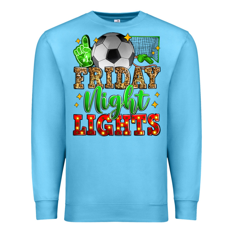 Friday Night Lights Soccer Premium Sweatshirt by Zillion Design Studio | Teevron
