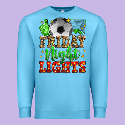 Friday Night Lights Soccer Premium Sweatshirt Designed By Zillion Design Studio