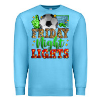 Ocean Blue friday night lights soccer Premium Sweatshirt - Zillion Design Studio