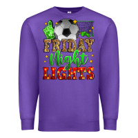 Purple friday night lights soccer Premium Sweatshirt - Zillion Design Studio