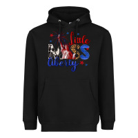 Black little miss liberty billie wilder Heavyweight Hoodie - texasbilliewilder