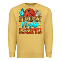 Antique Gold friday night lights basketball Premium Sweatshirt - Zillion Design Studio