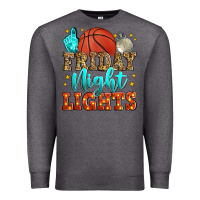 Charcoal Heather friday night lights basketball Premium Sweatshirt - Zillion Design Studio