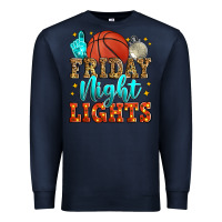 Navy friday night lights basketball Premium Sweatshirt - Zillion Design Studio