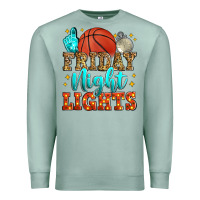 Seafoam friday night lights basketball Premium Sweatshirt - Zillion Design Studio