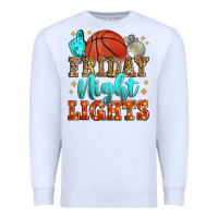 White friday night lights basketball Premium Sweatshirt - Zillion Design Studio