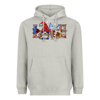 Moon Dust love 4th july with gnome billie wilder Heavyweight Hoodie - texasbilliewilder