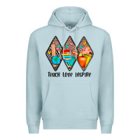 Blue Mist teach love inspire Premium Hoodie - JahusDesignShop