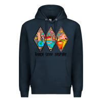 Navy teach love inspire Premium Hoodie - JahusDesignShop