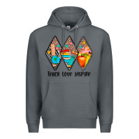 Rock teach love inspire Premium Hoodie - JahusDesignShop