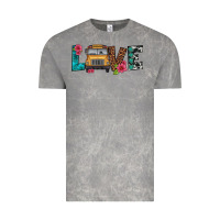 Cloud Rock love school bus Vintage Tee - Artiststas