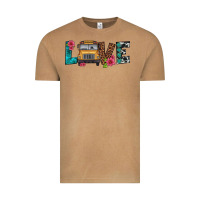 Vintage Camel love school bus Vintage Tee - Artiststas
