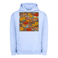 Pigment Grape Ice pumpkin plaid sunflower seamless min Urban Hoodie - AdoDesignShop