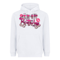 White pink its my birthday Heavyweight Hoodie - Zillion Design Studio