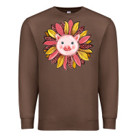 Pig Sunflower Premium Sweatshirt | Teevron