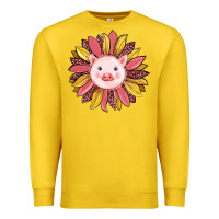 Lemon pig sunflower Premium Sweatshirt - RanaPortraitStore