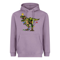 Lavender tree rex christmas Heavyweight Hoodie - Zillion Design Studio